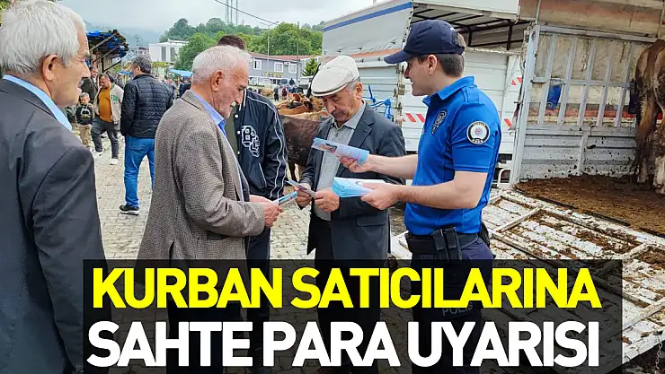 Kurban satıcılarına sahte para uyarısı