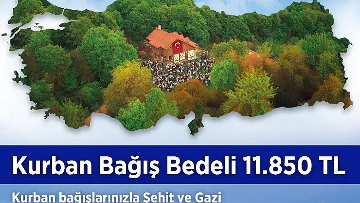 Kurban bağış bedelleri belli oldu