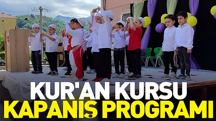 Kur'an kursu kapanış programı
