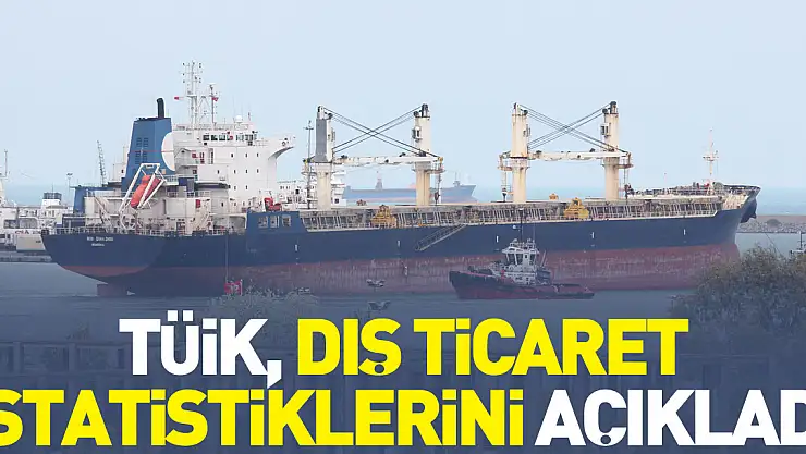 TÜİK Dış ticaret istatistiklerini açıkladı