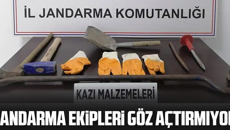 Jandarma ekipleri göz açtırmıyor