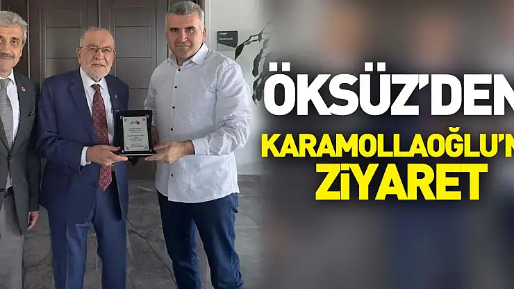 ÖKSÜZ'DEN, KARAMOLLAOĞLU'NA ZİYARET