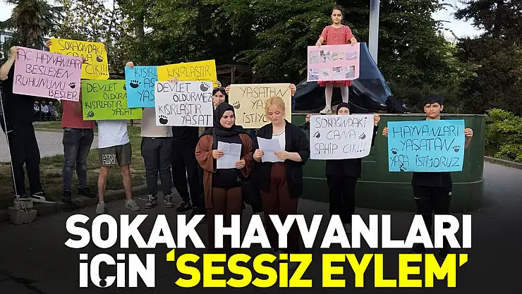 SOKAK HAYVANLARI İÇİN 'SESSİZ EYLEM'