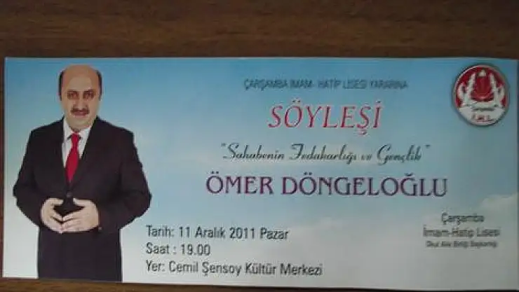Ömer Döngeloğlu Çarşamba'ya geliyor