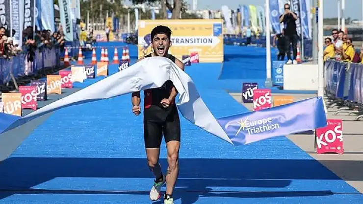 Para triatlet Uğurcan Özer, Dünya Kupası'nda altın madalya kazandı