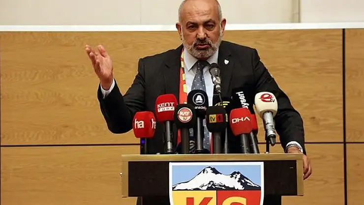 Kayserispor Kulübü Başkanı Çamlı, güven tazeledi