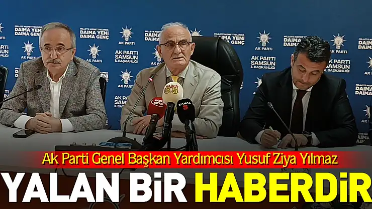 'Yalan bir haberdir'