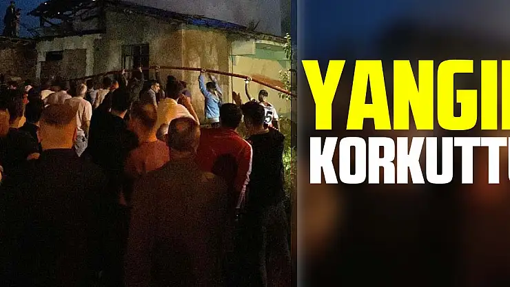 yangın korkuttu