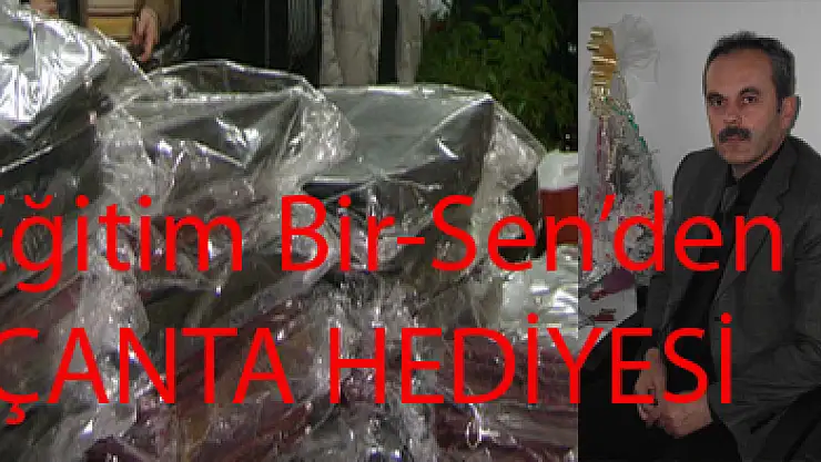 Eğitim-Bir-Sen'den Öğretmenlere çanta hediyesi