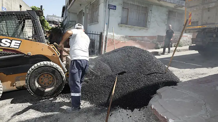Asfalt çalışmaları devam ediyor