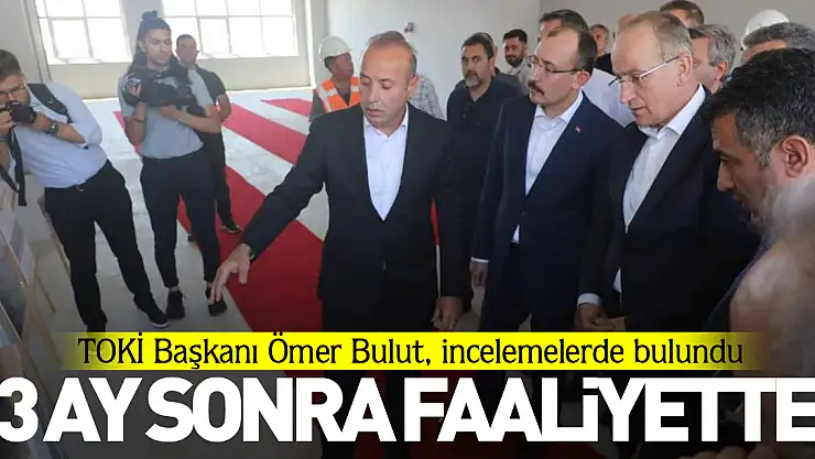 '3 ay sonra faaliyette'