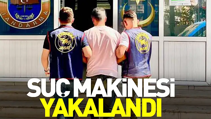 Suç makinesi yakalandı