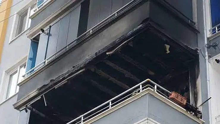 6 katlı binada yangın çıktı