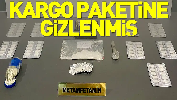 Kargo paketine gizlenmiş