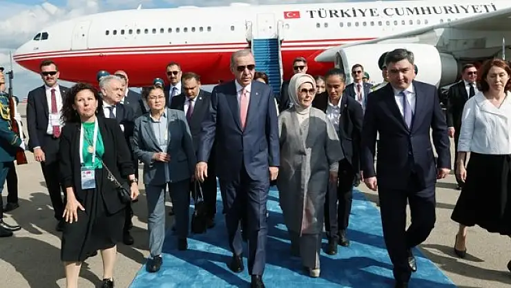 Cumhurbaşkanı Erdoğan Kazakistan'da