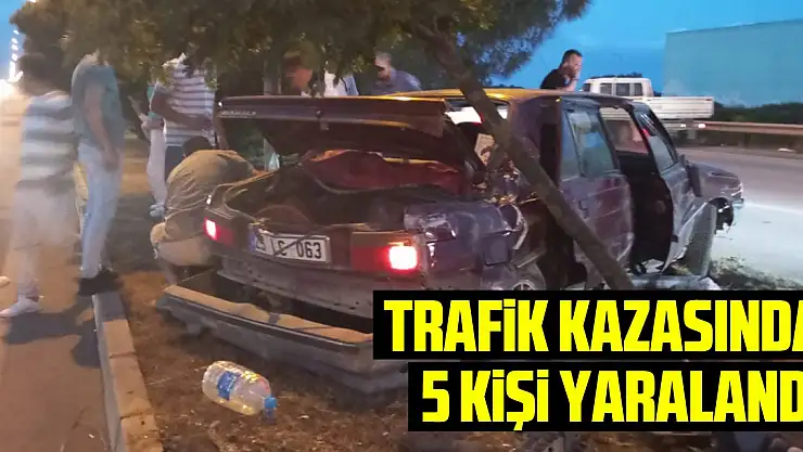 Samsun'da trafik kazasında 5 kişi yaralandı