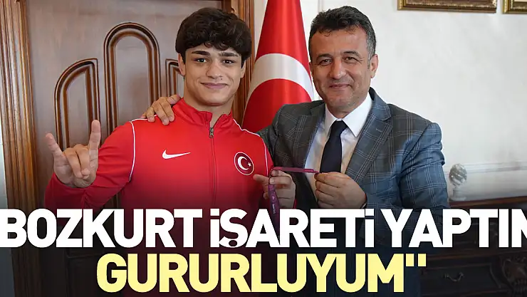 'Bozkurt işareti yaptım, gururluyum'