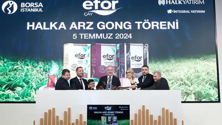 Gong Efor Çay için çaldı