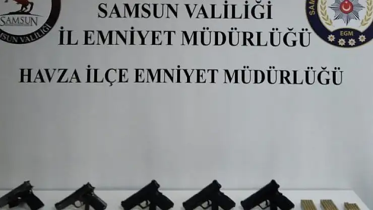 Kaçak silah ticareti operasyonu