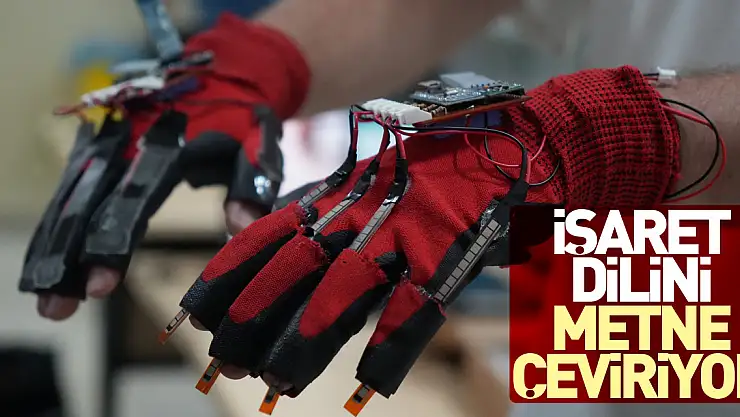 işaret dilini metne çeviriyor