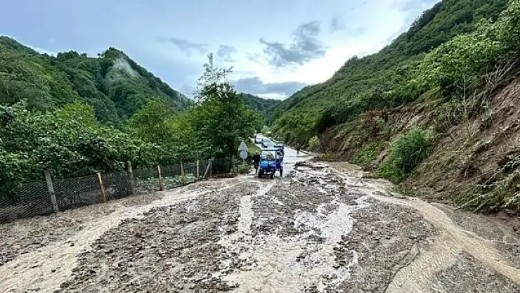 Şiddetli yağış hasara neden oldu