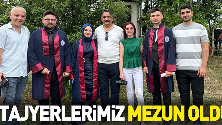 Stajyerlerimiz mezun oldu