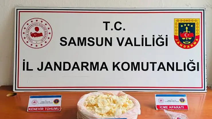 4 kilo bonzai ham maddesi ele geçirildi