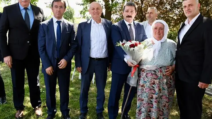 Tavlı'dan gazi Korkmaz'a ziyaret