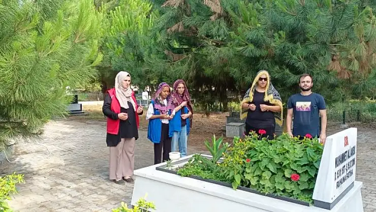 Şehit Aksu, kabri başında anıldı