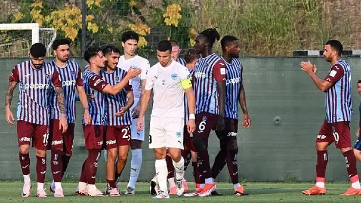 Trabzonspor, hazırlık maçını 3 golle geçti