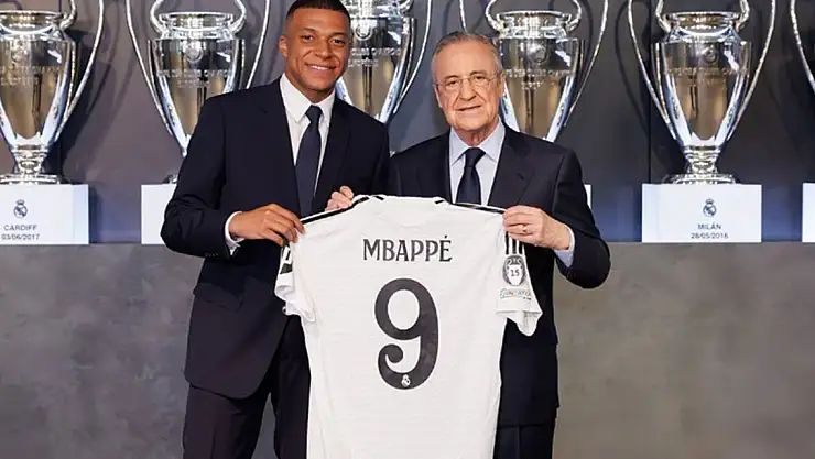 Mbappe'yi Real Madrid 5 yıllığına kadrosuna kattı