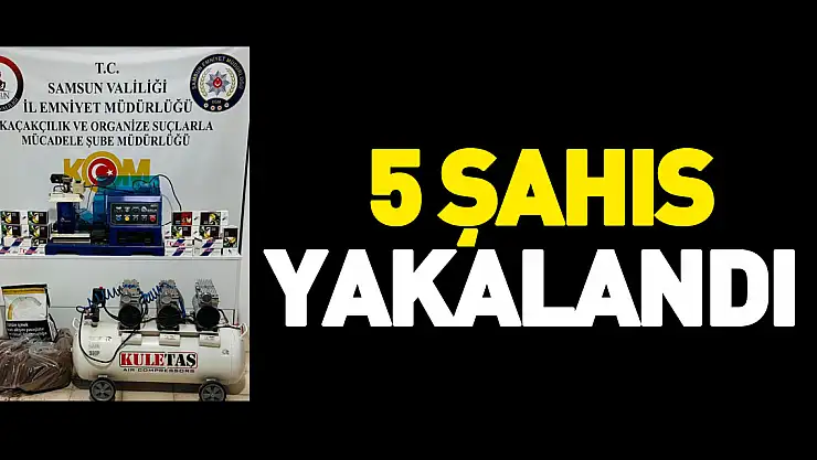 5 şahıs yakalandı