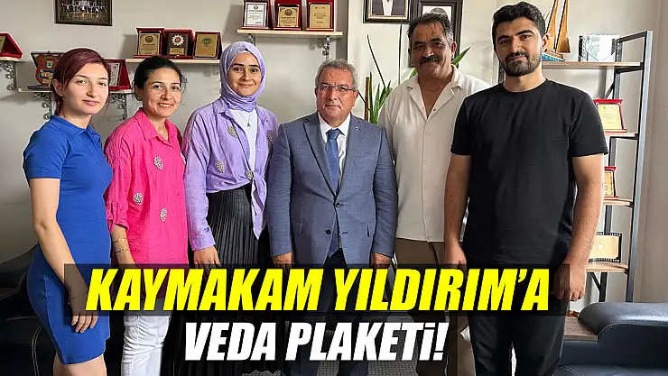Yıldırım'dan Gazetemize Veda Ziyareti