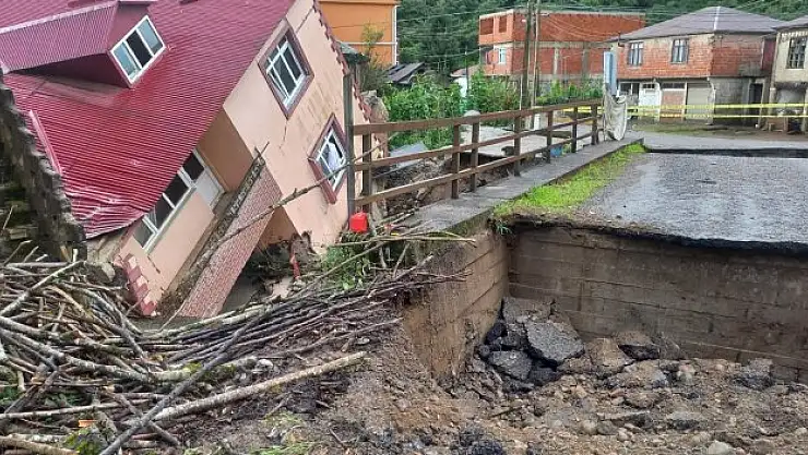 Giresun'da hava şartları felaketi getirdi
