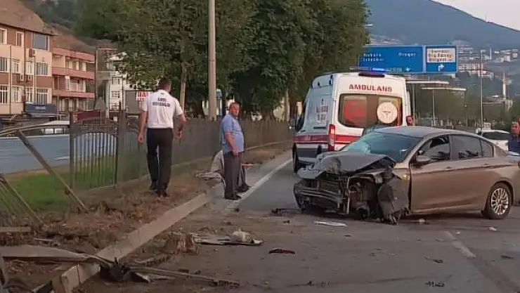 Tekkeköy'de trafik kazası