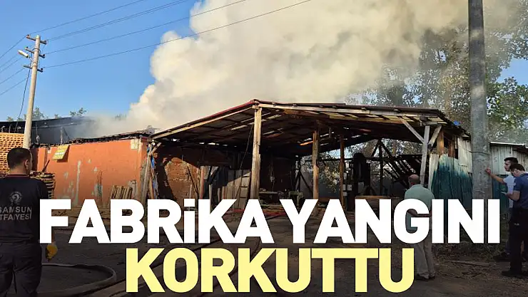 Fabrika Yangını Korkuttu