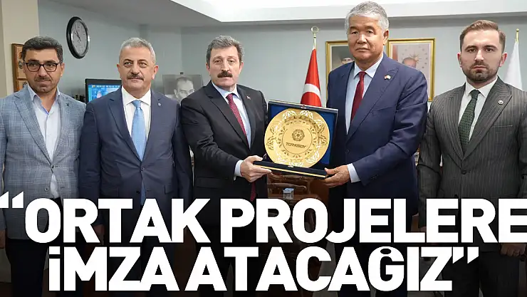 'Ortak projelere imza atacağız'