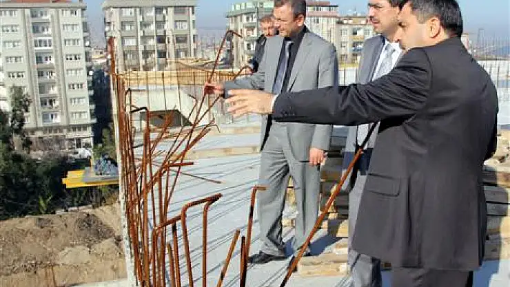 Müsteşar Yardımcısı inşaatı inceledi