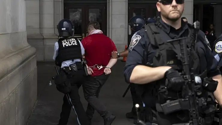 ABD polisinden müdahale