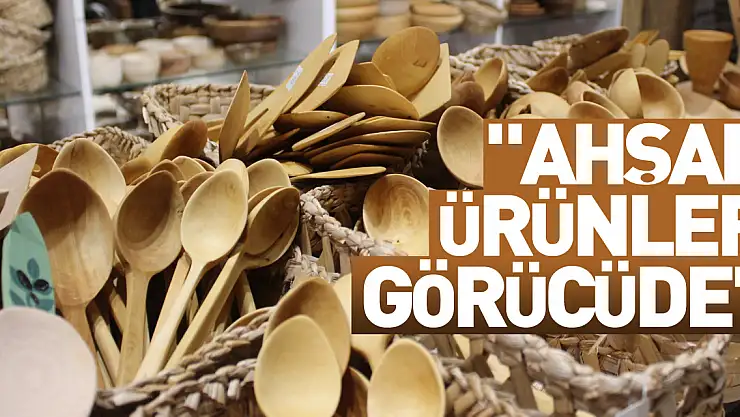 'Ahşap ürünler görücüde'