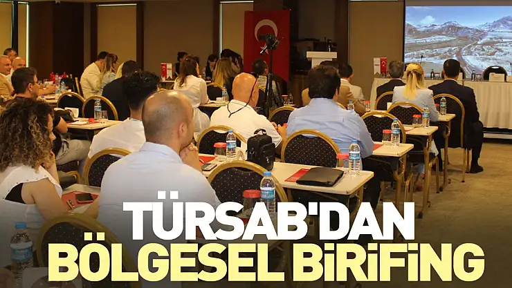 TÜRSAB'DAN BÖLGESEL BİRİFİNG