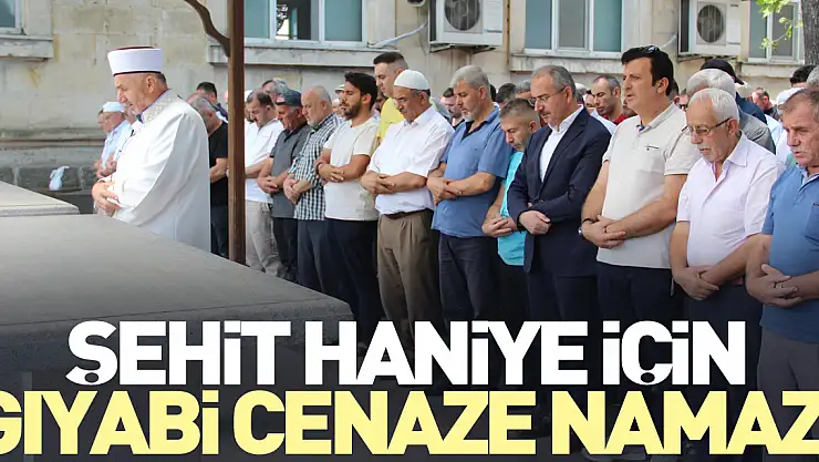 ŞEHİT HANİYE İÇİN GIYABİ CENAZE NAMAZI