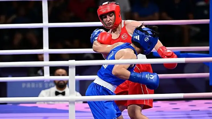 Busenaz Sürmeneli Paris 2024'e veda etti