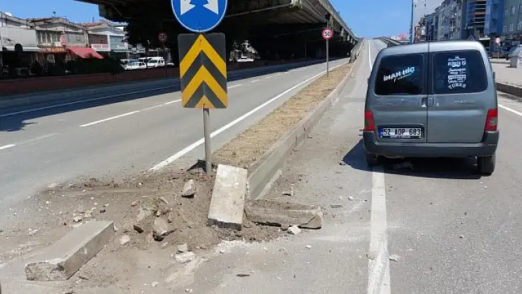 Hastane dönüşü kaza