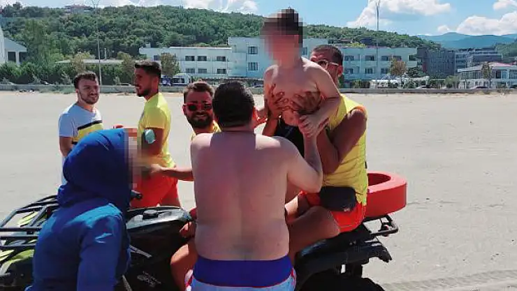 Denizde kayboldu zannedilen çocuk karada bulundu