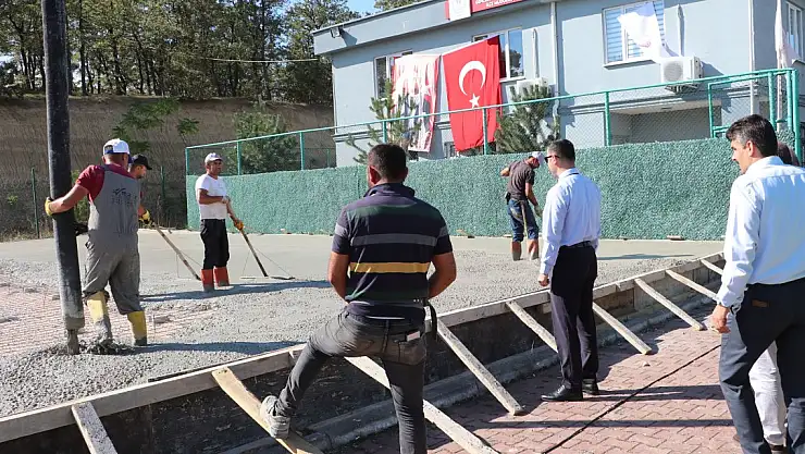 Havza'da antrenman salonu inşaatı başladı