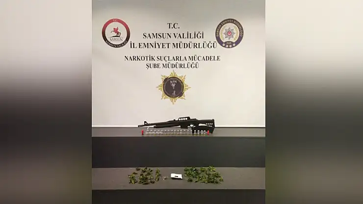 Tüfekle yakalanan şahıs tutuklandı