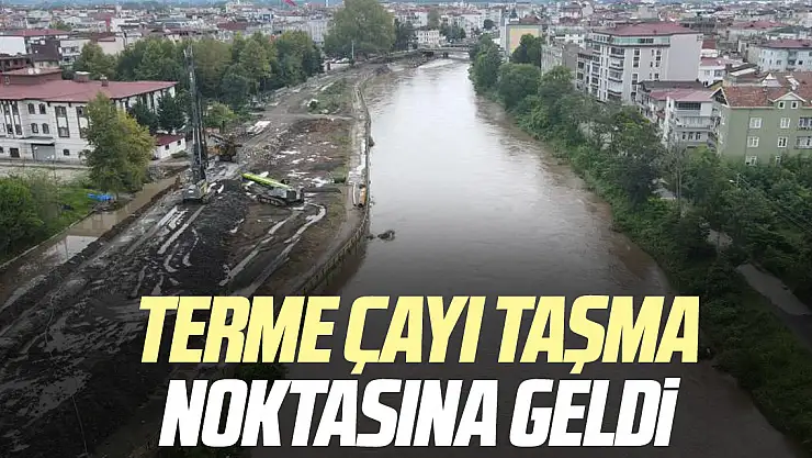 Terme Çayı coştu