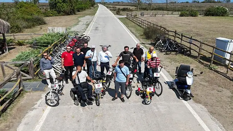 Kızılırmak Deltası'nda artık engelliler de pedal çevirebilecek