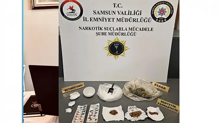 Samsun'da uyuşturucu operasyonu: 6 gözaltı